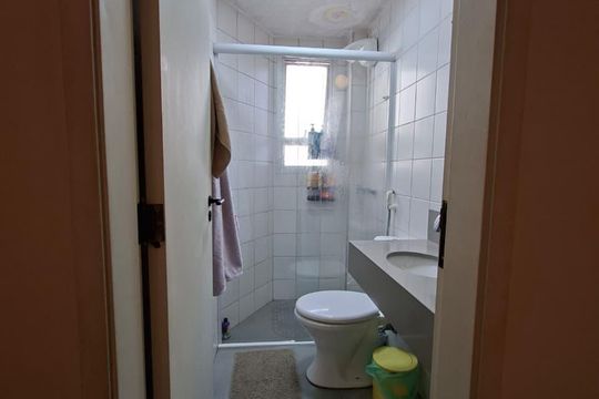 Banheiro de apartamento à venda com 1 quarto, 40m² em Campos Elíseos, São Paulo