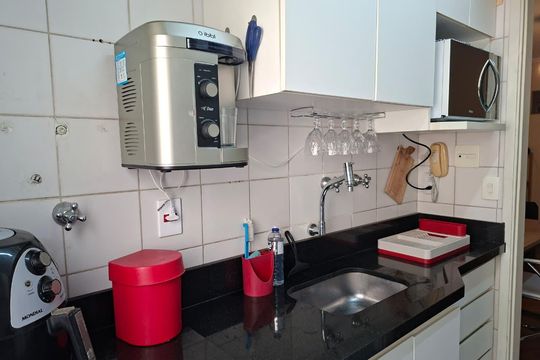 Cozinha de apartamento à venda com 1 quarto, 40m² em Campos Elíseos, São Paulo