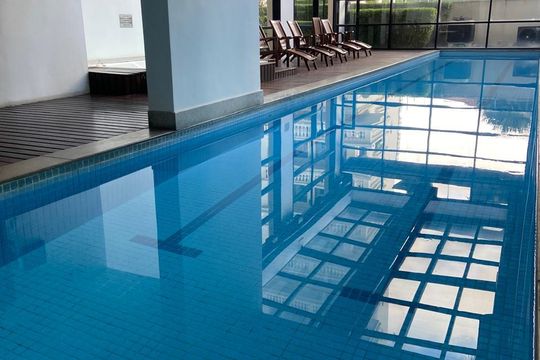 Área externa de apartamento para alugar com 1 quarto, 44m² em Pinheiros, São Paulo