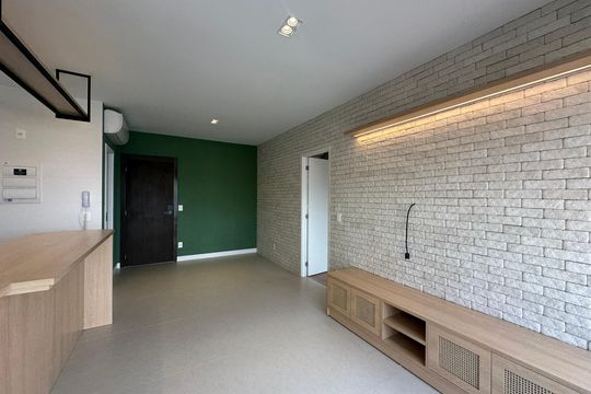 Sala de apartamento à venda com 1 quarto, 54m² em Alphaville Industrial, Barueri