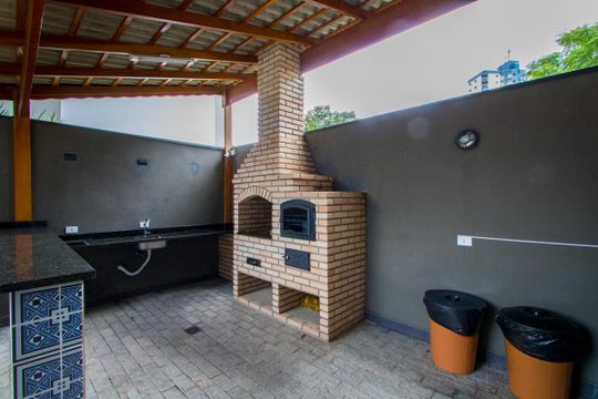 Área comum - Churrasqueira de apartamento para alugar com 3 quartos, 180m² em Vila Valparaíso, Santo André