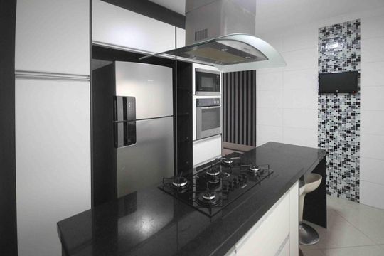 Cozinha de casa de condomínio à venda com 2 quartos, 84m² em Vila Bancaria, São Paulo