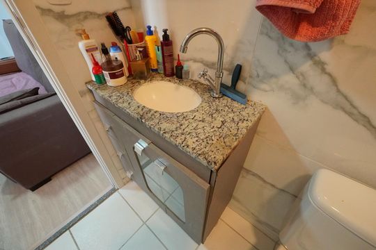 Banheiro de apartamento para alugar com 2 quartos, 32m² em Ipiranga, São Paulo