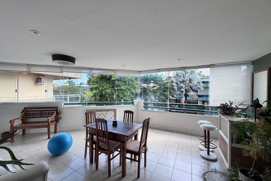 Varanda de apartamento à venda com 4 quartos, 186m² em Recreio dos Bandeirantes, Rio de Janeiro