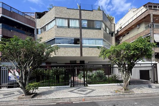 Fachada de apartamento à venda com 4 quartos, 186m² em Recreio dos Bandeirantes, Rio de Janeiro