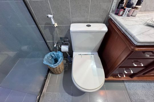 Banheiro Social de apartamento à venda com 4 quartos, 186m² em Recreio dos Bandeirantes, Rio de Janeiro