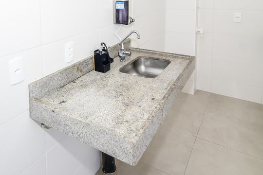 Cozinha de apartamento à venda com 2 quartos, 38m² em Lapa, São Paulo