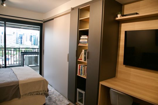 Studio de kitnet/studio para alugar com 1 quarto, 33m² em Vila Cordeiro, São Paulo