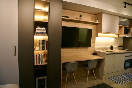 Studio de kitnet/studio para alugar com 1 quarto, 33m² em Vila Cordeiro, São Paulo