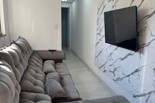 Sala de apartamento à venda com 2 quartos, 111m² em Paraíso, Santo André