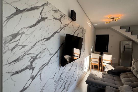 Sala de apartamento à venda com 2 quartos, 111m² em Paraíso, Santo André