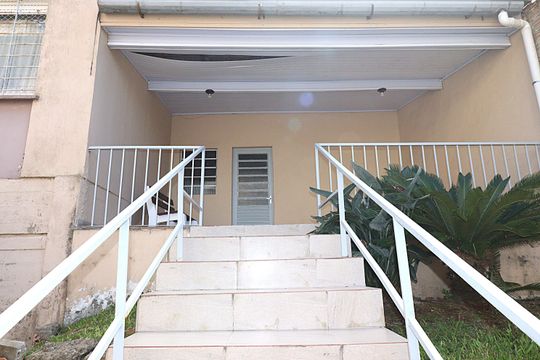 Área comum - Salão de festas de apartamento para alugar com 1 quarto, 35m² em São Sebastião, Porto Alegre