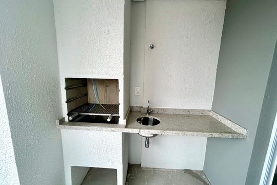 Varanda da Sala de apartamento à venda com 2 quartos, 58m² em Picanço, Guarulhos