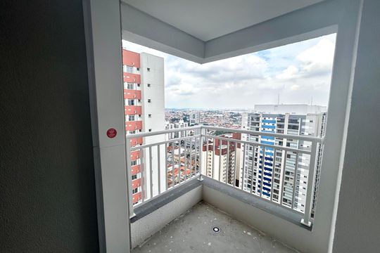 Varanda da Sala de apartamento à venda com 2 quartos, 58m² em Picanço, Guarulhos