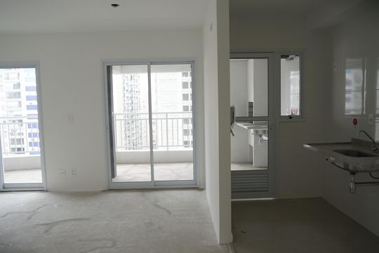 Sala de apartamento à venda com 1 quarto, 50m² em Picanço, Guarulhos
