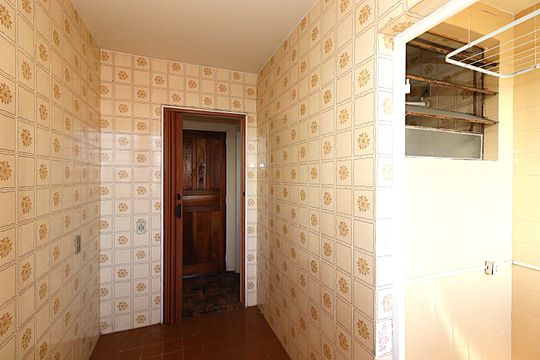 Cozinha de kitnet/studio à venda com 1 quarto, 34m² em Rubem Berta, Porto Alegre