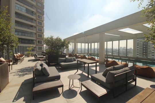 Área comum - Piscina de kitnet/studio à venda com 1 quarto, 26m² em Vila Mariana, São Paulo