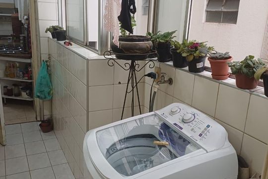 Área de serviço de apartamento à venda com 3 quartos, 107m² em Aclimação, São Paulo