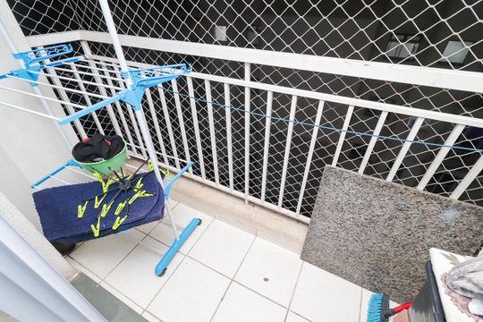 Varanda da Sala de apartamento para alugar com 2 quartos, 51m² em Vila Nova Curuca, São Paulo