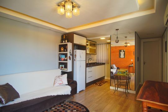 Sala de apartamento à venda com 2 quartos, 43m² em Duque de Caxias, São Leopoldo
