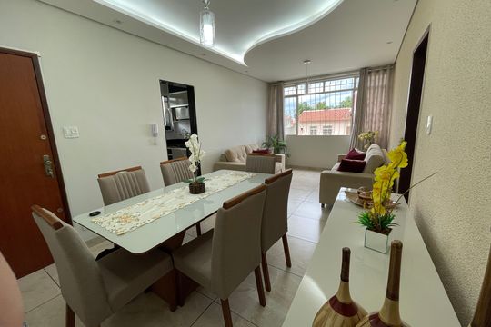 Sala de apartamento à venda com 3 quartos, 121m² em Esplanada, Belo Horizonte
