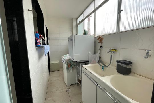 Área de Serviço de apartamento à venda com 3 quartos, 121m² em Esplanada, Belo Horizonte