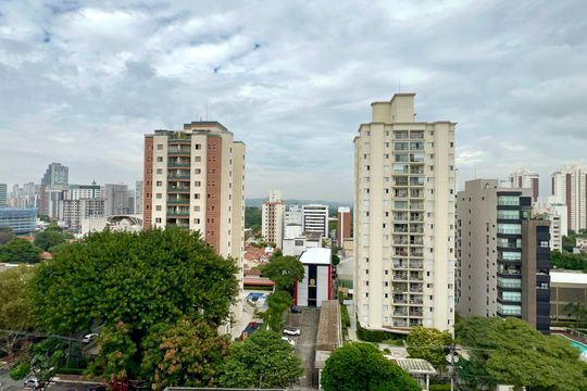Vista da Varanda de apartamento à venda com 2 quartos, 111m² em Pinheiros, São Paulo