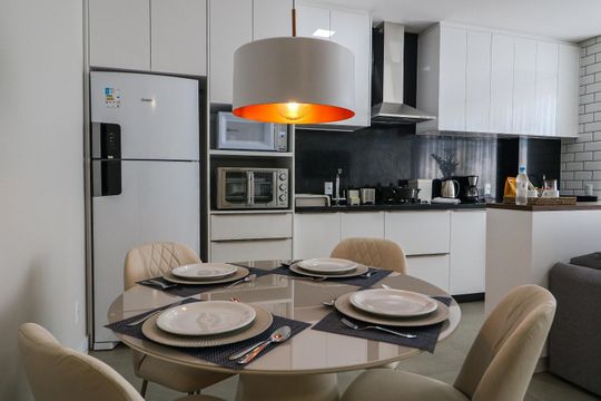 Cozinha de apartamento para alugar com 2 quartos, 72m² em Ingleses do Rio Vermelho, Florianópolis