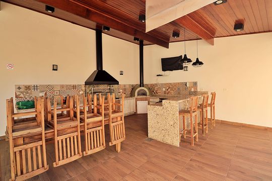Área comum - Churrasqueira de apartamento para alugar com 3 quartos, 180m² em Vila Bastos, Santo André