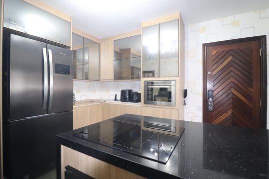 Cozinha de apartamento para alugar com 3 quartos, 180m² em Vila Bastos, Santo André