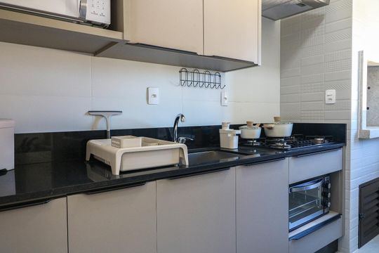 Cozinha de apartamento para alugar com 2 quartos, 64m² em Ingleses Norte, Florianópolis