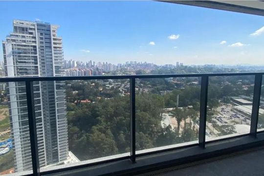 Varanda de apartamento à venda com 3 quartos, 142m² em Jardim Fonte do Morumbi, São Paulo