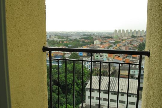 Varanda da Sala  de apartamento para alugar com 2 quartos, 50m² em Planalto, São Bernardo do Campo