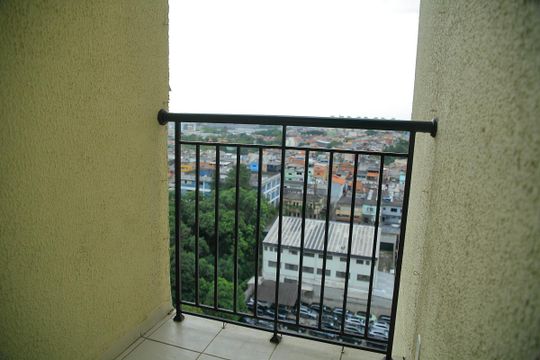 Varanda da Sala  de apartamento para alugar com 2 quartos, 50m² em Planalto, São Bernardo do Campo