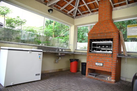 Área comum - Churrasqueira de apartamento para alugar com 2 quartos, 50m² em Planalto, São Bernardo do Campo