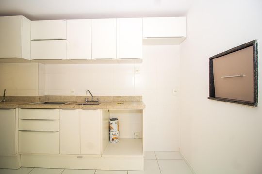 Cozinha de apartamento para alugar com 3 quartos, 77m² em Marechal Rondon, Canoas