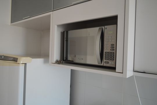 Cozinha de apartamento para alugar com 2 quartos, 56m² em Ribeirânia, Ribeirão Preto
