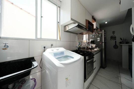 Sala/Cozinha de apartamento para alugar com 2 quartos, 38m² em Cidade Líder, São Paulo