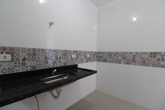 Cozinha de apartamento para alugar com 2 quartos, 43m² em Cidade Patriarca, São Paulo