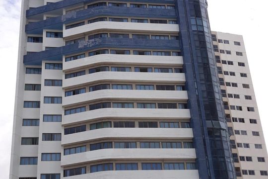 Fachada de apartamento à venda com 1 quarto, 40m² em Indianópolis, São Paulo