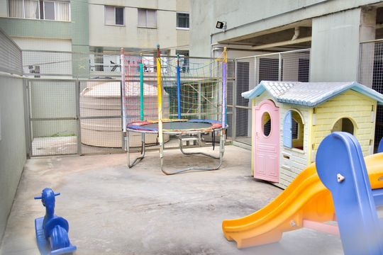 Área Comum - Playground de apartamento à venda com 3 quartos, 85m² em Grajaú, Belo Horizonte
