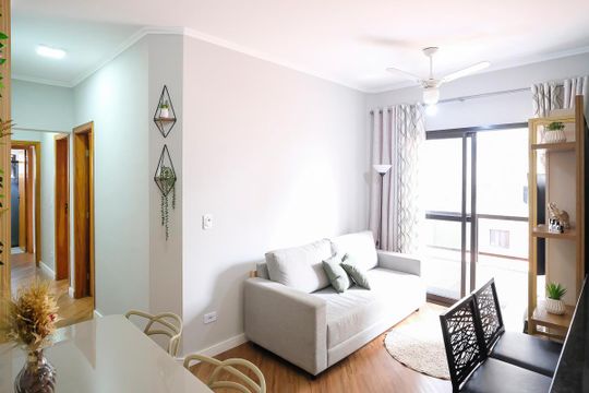Sala de apartamento à venda com 3 quartos, 69m² em Rudge Ramos, São Bernardo do Campo