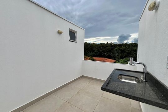 Solário de casa de condomínio à venda com 2 quartos, 100m² em Parque Taquaral, Campinas