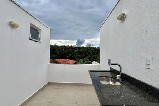 Solário de casa de condomínio à venda com 2 quartos, 100m² em Parque Taquaral, Campinas
