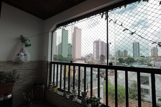 Sacada de apartamento à venda com 3 quartos, 114m² em Vila Eldizia, Santo André