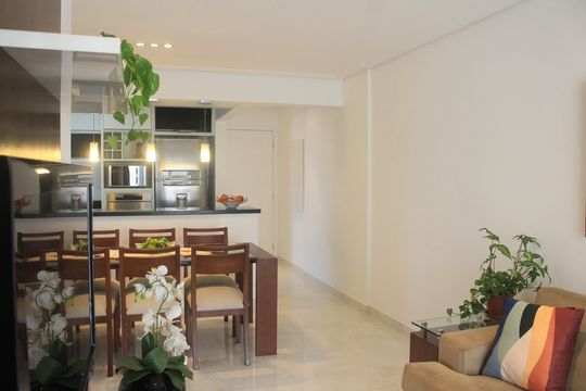 Sala de apartamento para alugar com 2 quartos, 69m² em Santa Paula, São Caetano do Sul