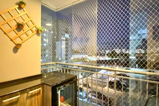 Varanda da Sala de apartamento à venda com 2 quartos, 49m² em Vila Guilherme, São Paulo