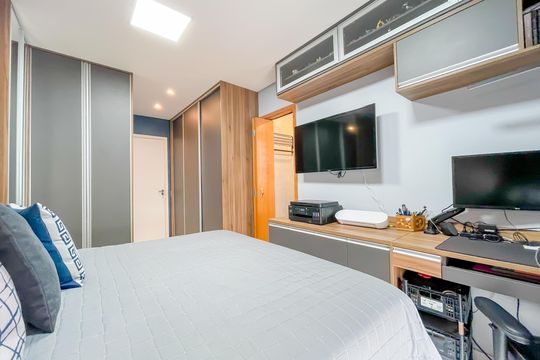 Suíte 1 de apartamento à venda com 3 quartos, 85m² em Vila Osasco, Osasco