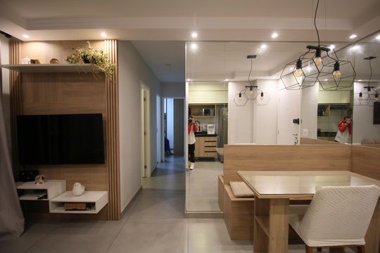 Sala de apartamento para alugar com 2 quartos, 45m² em Vila Andrade, São Paulo
