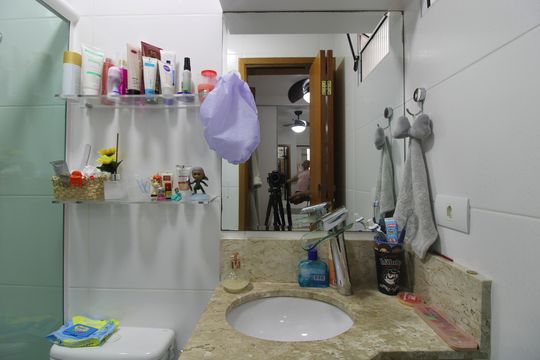 Banheiro do Quarto 2 de casa de condomínio à venda com 3 quartos, 120m² em Vila Granada, São Paulo